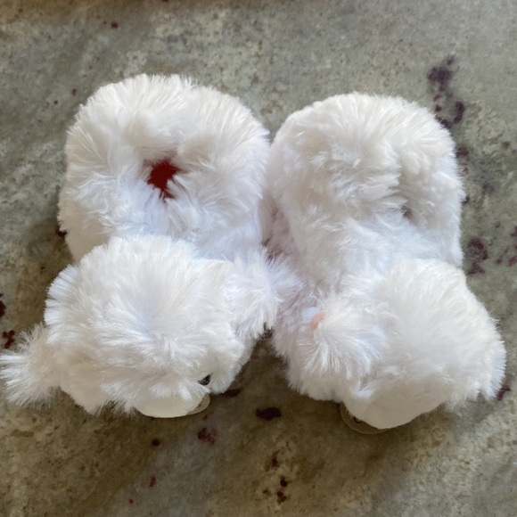 Doudou et Compagnie Paris Lamb Plush Slippers 6-12 months - Picture 3 of 8